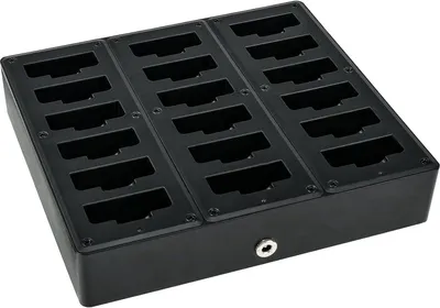 Zdjęcie produktu dla Stacja ładowania USB, przenośna, wyposażona w 18 inteligentnych portów USB