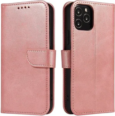 Produktbild von Premium Magnet Case Buch Tasche Schutzhülle Hülle Standfunktion Zubehör kompatibel mit Google Pixel 8 Pro Rosa