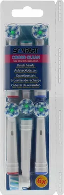 Obrázok produktu pre SCANPART 3304000020, Oral-B, Biela, 6 kusov, Blistr