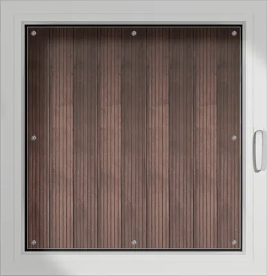 Produktbild von Wallario Lichtschutzbild, Dekorativer Sichtschutz Sonnenschutz 96 x 93 cm mit Motiv: Holzmuster - Oberfläche mit Holzmaserung VII - Verdunklung ohne Bohren