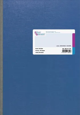 Immagine prodotto di 5X König & Ebhardt 8614172 Kladde A4 lin 96Bl steifbroschiert