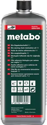 Image de Metabo Huile adhésivepour chaîne de tronçonneuse 1 l
