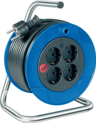 Produktbild von Brennenstuhl Kompakt Kabeltrommel schwarz 15m H05VV-F 3G1,5, 1079180004