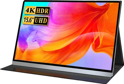 Zdjęcie produktu dla Przenośny monitor UPERFECT 4K, oszałamiająca rozdzielczość 3840 x 2160, zintegrowane głośniki, złącze Eu