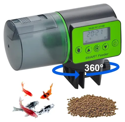 Automatischer Fischfutterautomat, 200 ml, Timer, Urlaub