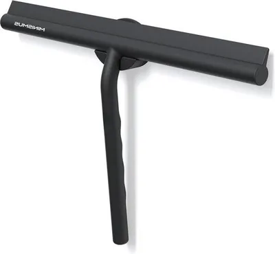 Productafbeelding van Douchewisser Minismus trekker voor douche - badkamer tegels spiegels ramen - incl. magneethouder zonder boren - zelfklevend modern design - elegant (33 cm zwart) Douchewisser