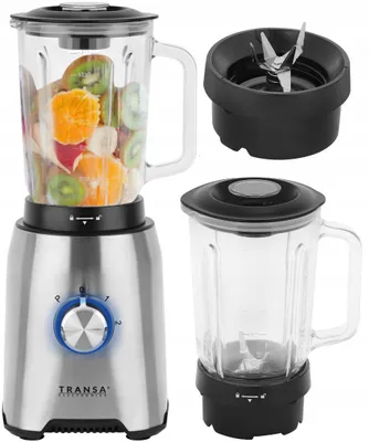 Obrázek produktu pro Výkonný stolní mixér 1600 W – skleněná nádoba, ideální pro přípravu smoothie a drcení ledu