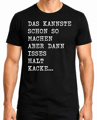 Immagine prodotto di Si può fare così, ma è una schifezza dire umorismo sfacciato T-shirt da uomo, nero, M