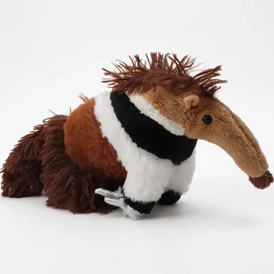 Produktbild von Ameisenbär Plüschtier 25cm Kuscheltier Simulation Weich Waldtier Puppe Kinderspielzeug Geburtstagsgeschenk