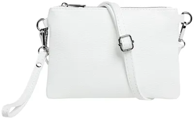 Productafbeelding van Caspar Kleine Lederen clutch, dameshandtas, avondtas met verstelbare schouderband