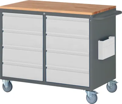 Produktbild von STIER Montagewagen Premium mit 8 Schubladen BxTxH 1145x650x975 mm