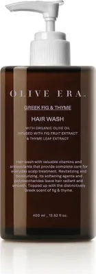 Produktbild von Olive Era Hair Wash Bio-Olivenöl 400ml | Sanfte Pflege & Glanz Griechische Feige &Thymian