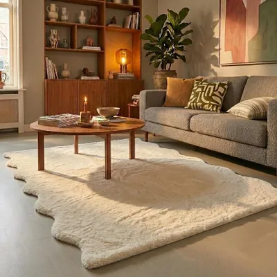Produktbild von Volero - Hochflor Teppich - Comfy Supreme Wavy Creme - 230x330 cm - Wohnzimmer, Schlafzimmer, Babyzimmer - Modern, Skandinavisch