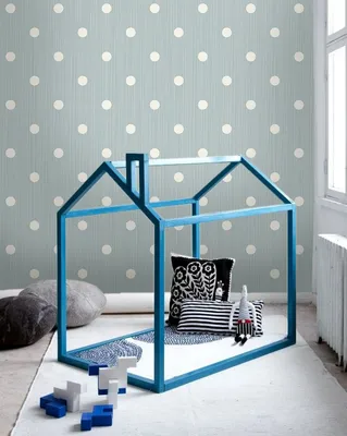 Produktbild von Coloray Fototapete 416x254 cm Vlies-Fototapete - Utensil Polka Dotslarge.