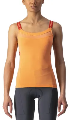 Obrázok produktu pre CASTELLI Cyklistický dres bez rukávov - BAVETTE LADY - Orange L
