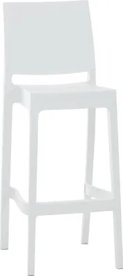 Produktbild von CLP Barhocker Maya Kunststoff weiß