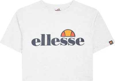 Obrázek produktu pro ellesse Dámské tričko ALBERTA - Crop-Top, krátký rukáv, výstřih, kulatý výstřih, potisk loga bílá L
