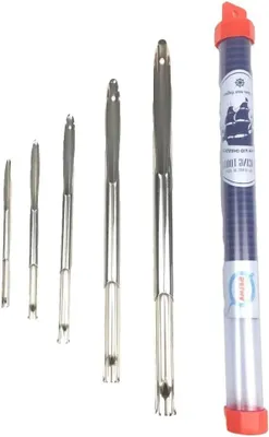 Productafbeelding van Fids Touw Splijten - Splijthulpen Set - Touw Verbindingen Maken - 5-Delige Roestvrij Staal Set - 4-13mm - Zilver