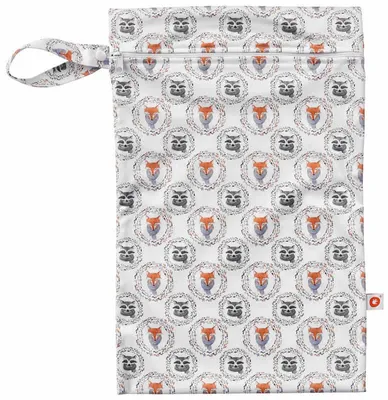 Produktbild von xkko Wetbag Windelbeutel Medium Fox&Racoon