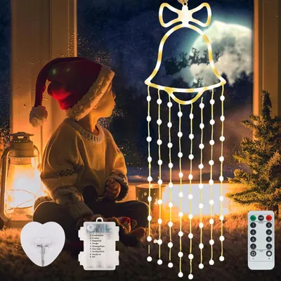 Produktbild von Weihnachtsbeleuchtung Fenster Fensterbeleuchtung Lichterkette Weihnachten Deko