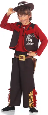 Produktbild von COWBOY KOSTÜM KINDER / Karneval Fasching # Gr. 134-140