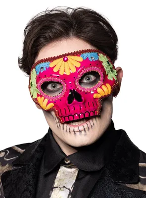 Produktbild von Pink Sugar Skull Maske