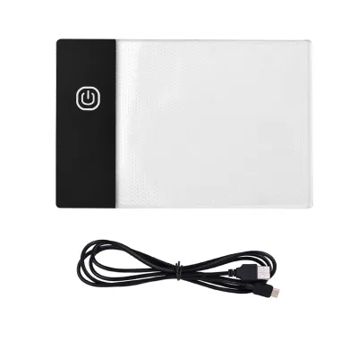 Immagine prodotto di Mini LED light pad - Scatola luminosa alimentata via USB, luminosità dimmerabile, Per disegnare, tracciare, calligrafia, animazione, Per bambini e adulti