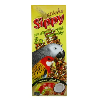 Immagine prodotto di Akinu SIPPY Mangime complementare alla frutta e alle noci per pappagalli di taglia media e grande 2 pz