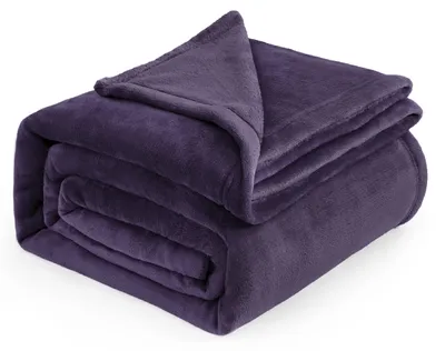 Produktbild von BEDSURE Kuscheldecke Flauschig Decke Fleecedecke - 220x240cm, Violett