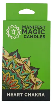 Imagen del producto de Velas Mágicas Manifest (pack de 12) - Verde - Chakra Corazón