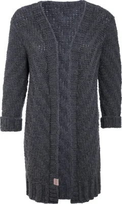 Produktbild von Knit Factory Sally Strickjacke - Anthrazit - 36/38