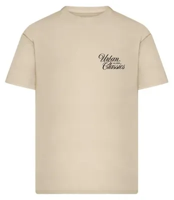 Immagine prodotto di Maglietta da uomo Urban Classics Flow Script Logo Loose Tee whitesand - XS