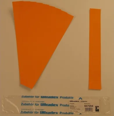 Produktbild von Einsteckkarten für 20mm Einsteckschiene 40x17mm VE=170 Stück orange