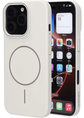 Produktbild von Mobiparts Slim Line, Cover, Apple, iPhone 16 Pro, 16 cm (6.3"), Weiß