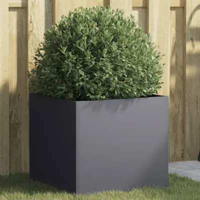 Obrázek produktu pro Truhlík cortenová ocel Ocel/Antracitový / 1 ks / 42 x 40 x 39 cm