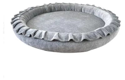 Image de MONIO for kids Tapis de jeu Nest velours gris