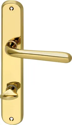 Immagine prodotto di MARCHESI set di maniglie a leva SONIA - su piastra WC90, 32-45, ottone lucido ÖNORM
