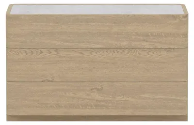 Image de Noble commode 3 tiroirs naturel.