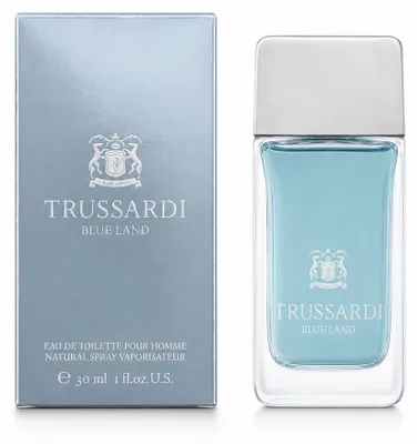 Zdjęcie produktu dla Trussardi Blue Land, Mężczyźni, 30 ml, Spray, 1 szt., Obraz wygenerowany przez AI