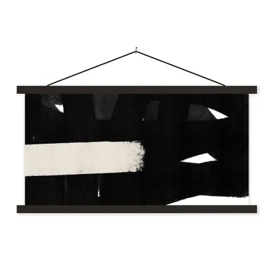 Produktbild von MuchoWow® Textilposter Abstrakt - Pastell - Minimalismus 120x60 cm mit schwarzem Rahmen - Dekoration Schlafzimmer