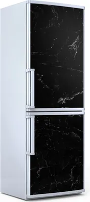 Produktbild von Magnete Dekorative - 70 cm x 190 cm - Küche - Magnetmatte Kühlschrankmagnete - Schwarz Marmor