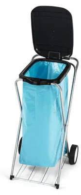 Produktbild von Nölle Abfallsammler 1x120 l Fahrb. mit Deckel schw.