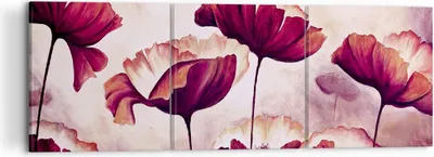 Produktbild von Bild auf Leinwand - Leinwandbild - Mohn Blume Wiese - 120x40cm - Wand Bild - Wanddeko - Wandbilder - Leinwanddruck - Bilder - Kunstdruck - Wanddekoration - Leinwand bilder - Wandkunst - CA120x40-3934