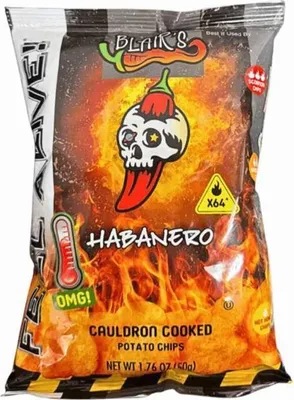 Produktbild von Blair's Chips Habanero 50g