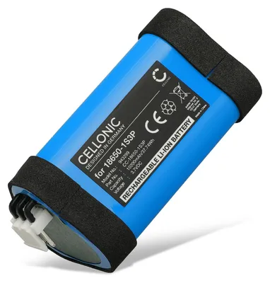 Image de CELLONIC 1x Batterie pour Éclairage / Lampe de poche Compatible avec Ledlenser MT18, 18650-1S3P - (10200mAh, 3.7V)