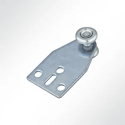 Produktbild von Laufrolle Führungsrolle verzinkt für Laufschiene 25x19mm mit Kugellager (1 Stück)
