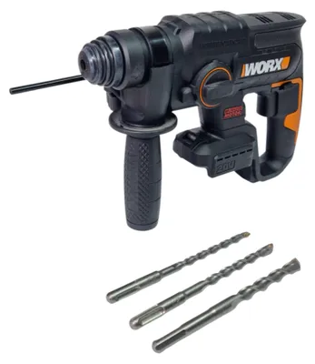 Produktbild von Worx WX381.9 Akku Kombihammer 20 V 2,0 J SDS plus PowerShare Brushless Solo - ohne Akku, ohne Ladegerät