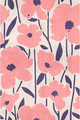 Produktbild von Tadessi Fototapete | Blumen | 1.80 m x 2.70 m | Rosa | Lila | Wandbild | Digitaldruck