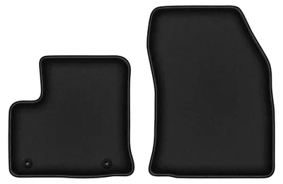 Immagine prodotto di Tappetini anteriori in moquette per Opel Mokka-E 2020- (crossover) – 2 pezzi, neri, su misura – Wielganizator DURBAN