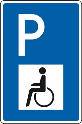 Produktbild von Schild I Parkplatzschild mit Behindertensymbol, Aluminium RA0, reflektierend,...